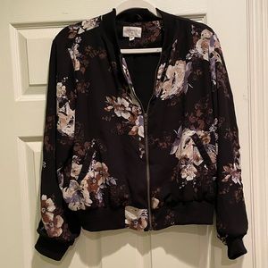 Everly Floral Bomber Jacket